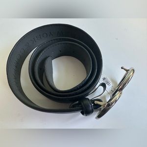 NWT NY&Co black leather belt